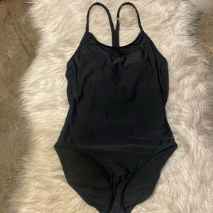 KINESIS Black One Piece Swimsuit Swimming Bikini‎
